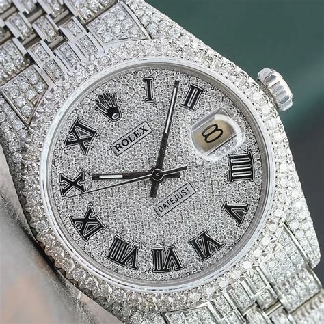 iced out rolex cheap|rolex datejust 41mm iced out.